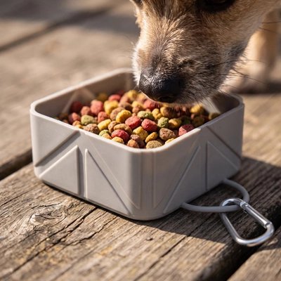 Gamelle Chien dimensions suffisantes pour convenir aux petites et moyennes races de chiens