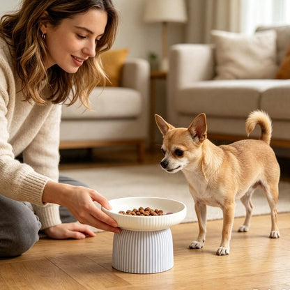 Gamelle chien surélevée favorise une meilleure digestion et posture naturelle