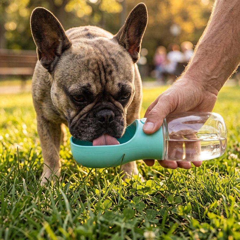 Gourde Chien adaptation morphologique pour petits et grands formats canins