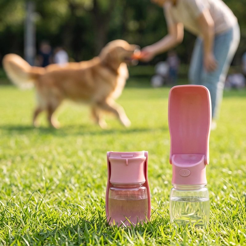 Gourde Chien contenance suffisante pour hydrater l'animal lors des activités extérieures