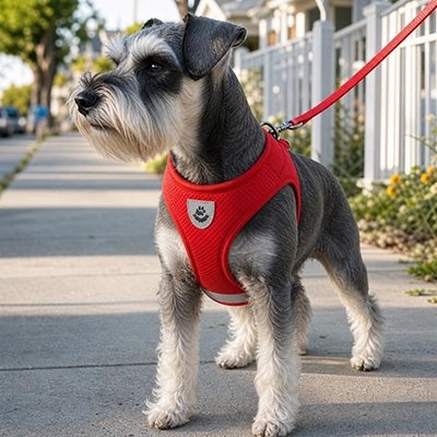 Harnais chien Conception en V répartit la pression sur le poitrail pour éviter l'étranglement confort optimal lors des promenades