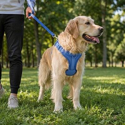 Harnais chien Contrôle optimisé Permet une meilleure maîtrise lors des promenades 