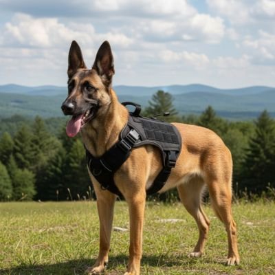 Harnais chien réglable avec poignée