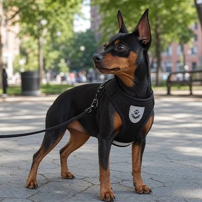 Harnais chien Système anti-traction aide au contrôle et à l'éducation des chiens qui tirent en laisse point d'attache avant