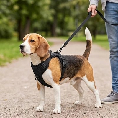 Harnais chien Système de fermeture rapide permet un ajustement facile 