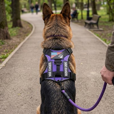 Harnais chien Usage spécialisé Conception destinée aux chiens d'assistance et de service