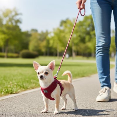 Harnais chiot Permet un enfilage et retrait rapide sans passer par la tête de l'animal