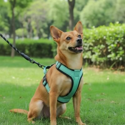 Harnais pour petit Chien anneau métallique robuste situé sur le dos pour une connexion fiable de la laisse