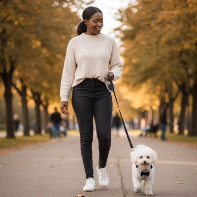 Harnais pour petit Chien système fixation rapide et sécurisé  ajustement facile