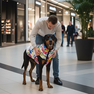 Imperméable pour chien​ Disponible en plusieurs tailles: Convient aux petites, moyennes et grandes races de chiens
