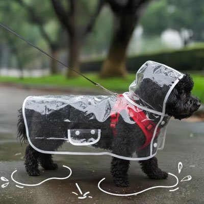 Imperméable pour chien​  protection maximale contre l'eau et l'humidité