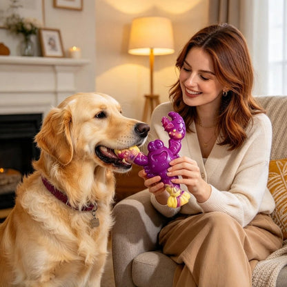 Jouet Chien structure solide idéale pour les jeux de tir à la corde entre chien et maître