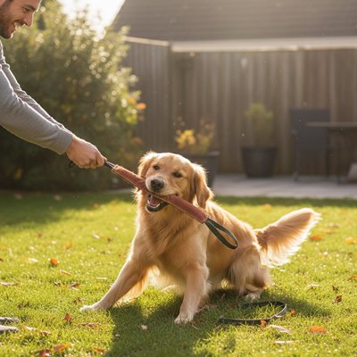 Jouet indestructible pour Chien Favorise l'interaction et renforce le lien 