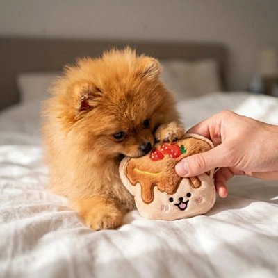 Jouet pour chien​  Couleurs douces et design mignon qui plaisent aux propriétaires tout en captivant l'animal