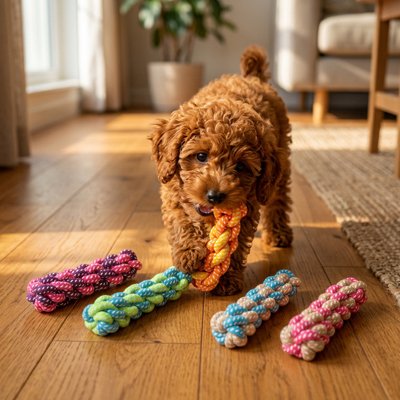 Jouet pour chien​ qu`âtres couleurs