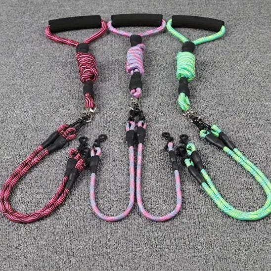 Laisse double pour chien Coupleur réglable