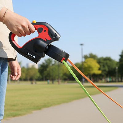 Laisse double pour Chien Double attache indépendante: permet de promener deux chiens simultanément tout en gardant un contrôle individuel sur chacun