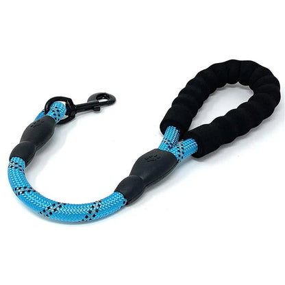 Laisse petite pour l'entrainement et confortable pour vous a la main et pour bien garde notre chien proche de nous. - WOOF TOUT