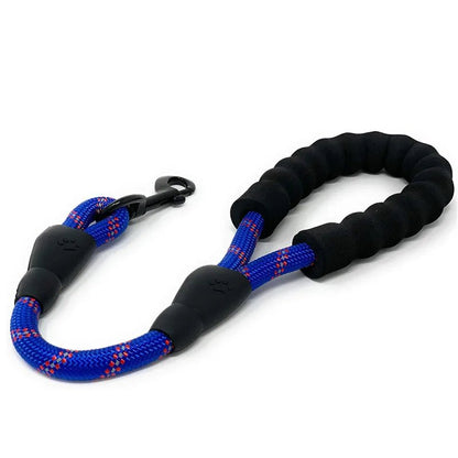 Laisse petite pour l'entrainement et confortable pour vous a la main et pour bien garde notre chien proche de nous. - WOOF TOUT