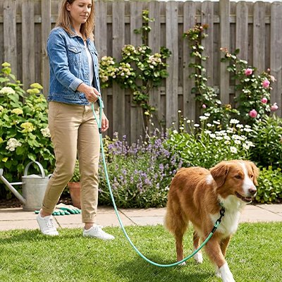 Laisse pour Chien facilite le repérage en extérieur pour plus de sécurité