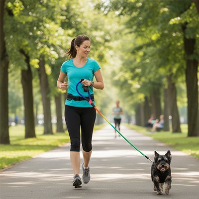 Laisse pour chien Permet de contrôler la distance entre le maître et l'animal selon les besoins d e la situation