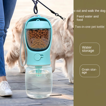 Le transporteur d`eau et de nourriture pour animal de compagnie magique facile pour eux , a la porter . - WOOF TOUT