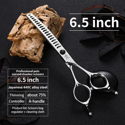Les ciseaux de toilettages professionnel pour animal de compagnie 7.0 et 7.5 po. - WOOF TOUT