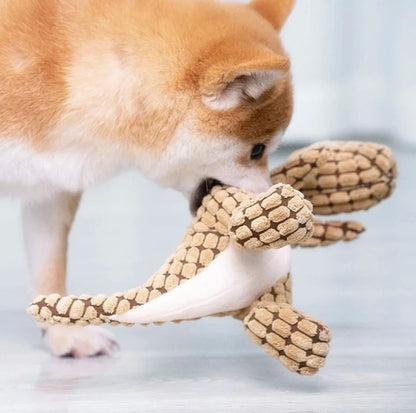 les dinosaures interactive avec les petits chiens. - WOOF TOUT