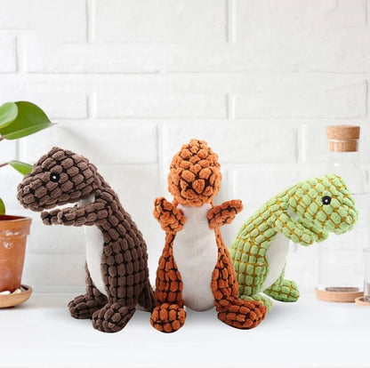 les dinosaures interactive avec les petits chiens. - WOOF TOUT