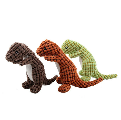 les dinosaures interactive avec les petits chiens. - WOOF TOUT