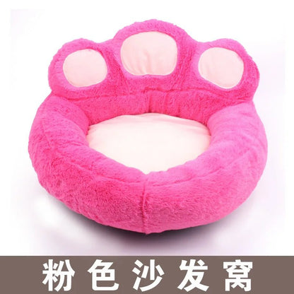 lit en forme de pattes pour chien tres confortable - WOOF TOUT