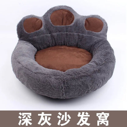 lit en forme de pattes pour chien tres confortable - WOOF TOUT
