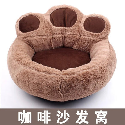 lit en forme de pattes pour chien tres confortable - WOOF TOUT