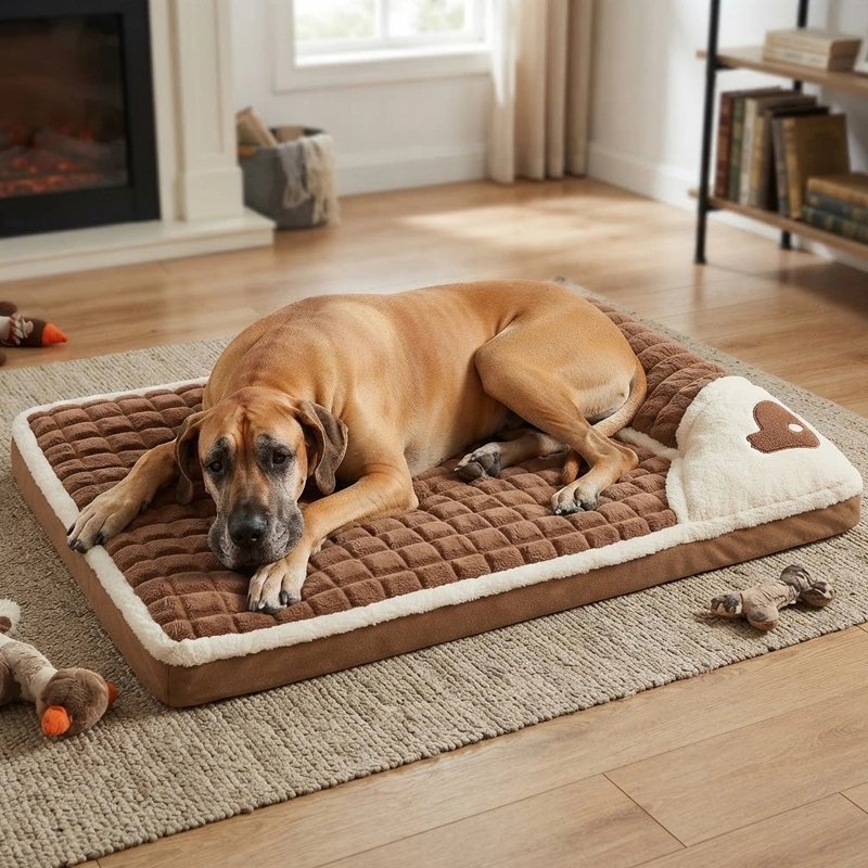 Lit pour Chien Construction permettant un nettoyage simplifié pour une hygiène optimale