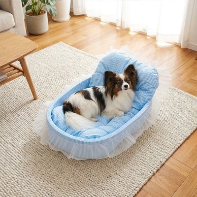Lit pour Chien bleu et douillet