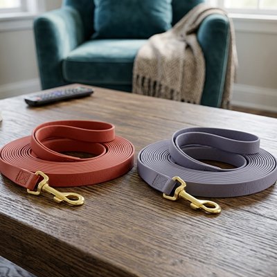 Longe pour Chien Design bicolore Disponible en plusieurs coloris harmonieux pour chaque propriétaire