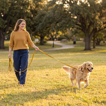 Longe pour Chien e revêtement biothane se nettoie d'un simple coup d'éponge