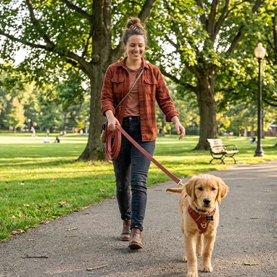 Longe pour Chien Entretien simplifié Matériau imperméable qui sèche rapidement 