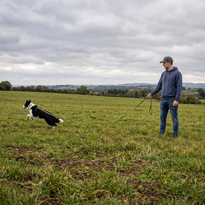 Longe pour Chien facilite le transport et réduit la fatigue lors des longues promenades