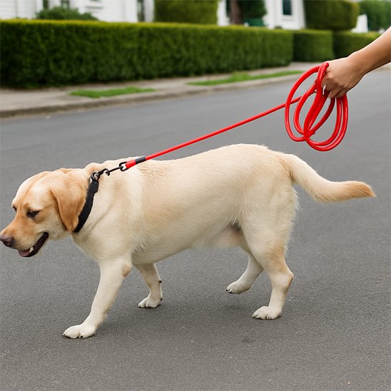 Longe pour chien résiste à l'humidité, la boue et se nettoie facilement 