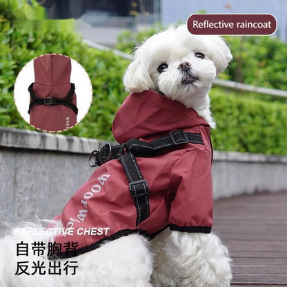 Manteau a épreuve de l 'eau pour la promenade et en évitant que le chien viens trop tremper. - WOOF TOUT