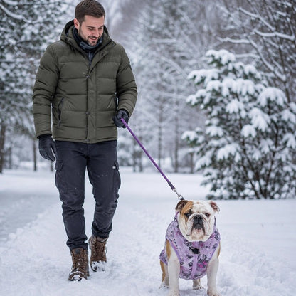 Manteau pour Chien anneau de fixation situé sur le dos pour faciliter les promenades