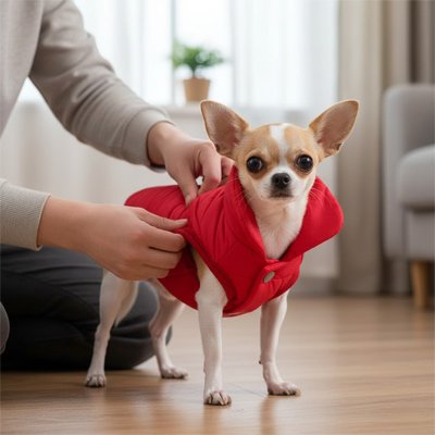 Manteau pour Chien Fermeture pratique: Système de boutons-pression permettant un habillage rapide et facile