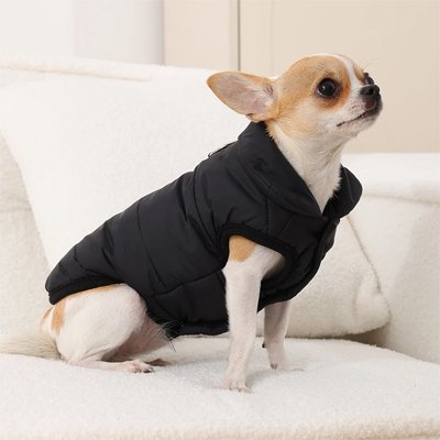 Manteau pour Chien  Ouverture dorsale avec passant intégré pour attacher la laisse