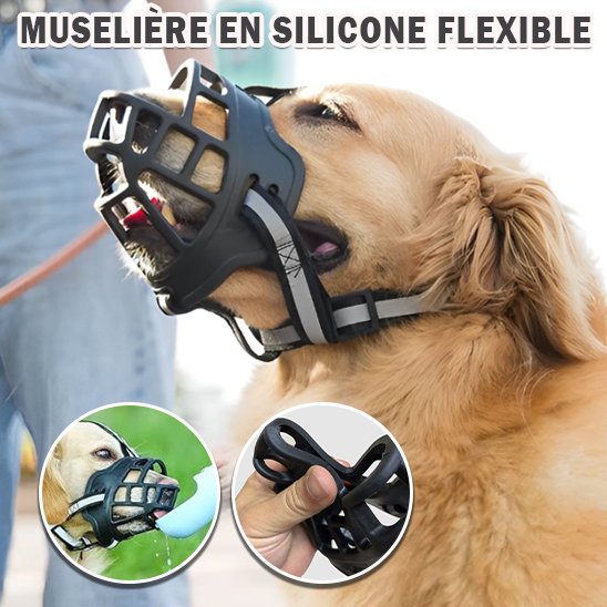 Muselière Convient à différentes races de chiens, des petites aux grandes tailles