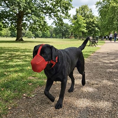 Muselière pour chien Matériau lavable garantissant une hygiène durable