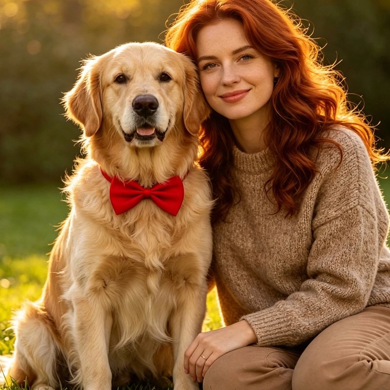 Noeud papillon chien apporte une touche chic et élégante à la tenue de l'animal
