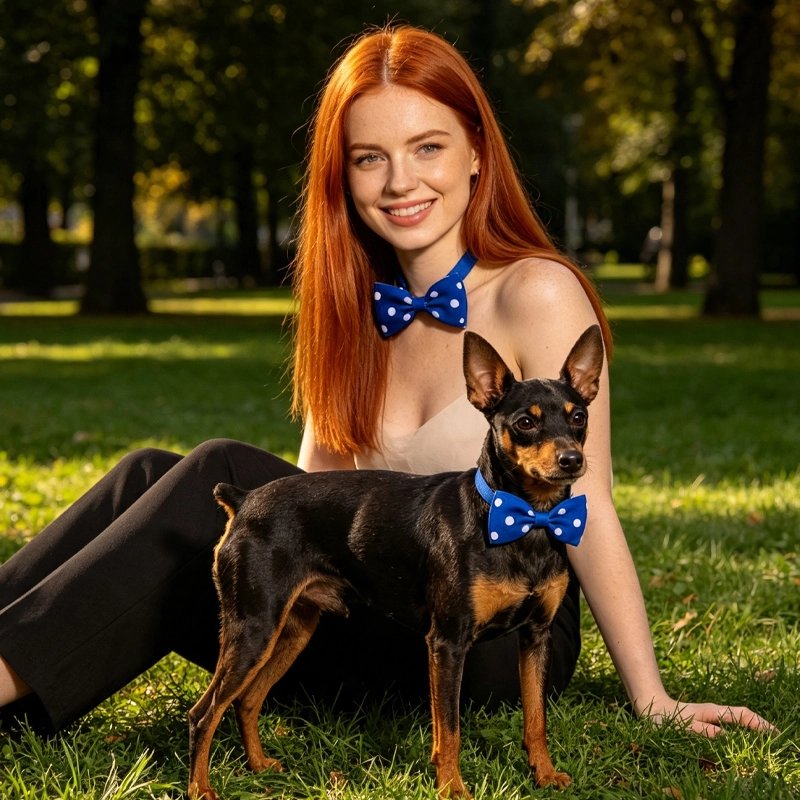 Noeud papillon chien  look élégant et festif