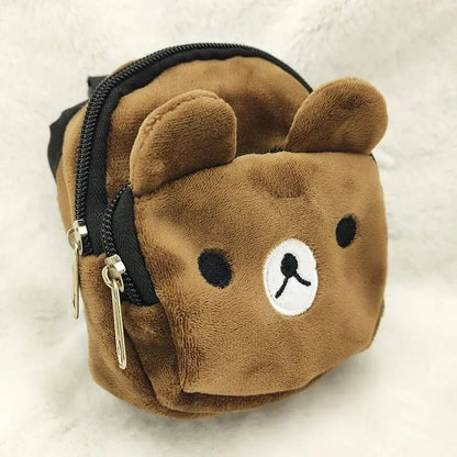 Petit sac a dos pour petit animal de compagnie peux introduire buiscuit et petit sac et peigne. - WOOF TOUT