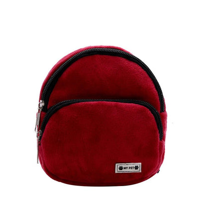 Petit sac a dos pour petit animal de compagnie peux introduire buiscuit et petit sac et peigne. - WOOF TOUT